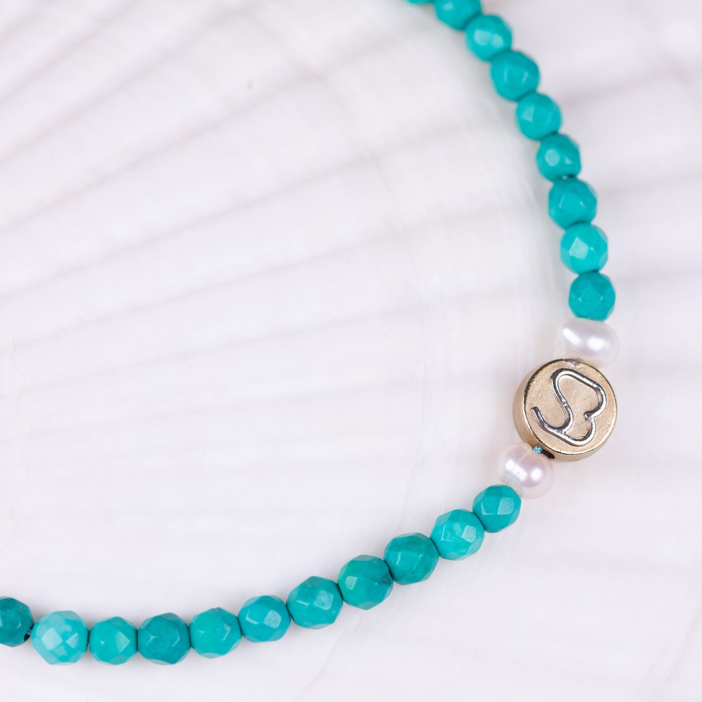 SandChain - Blue Turquoise Faceted