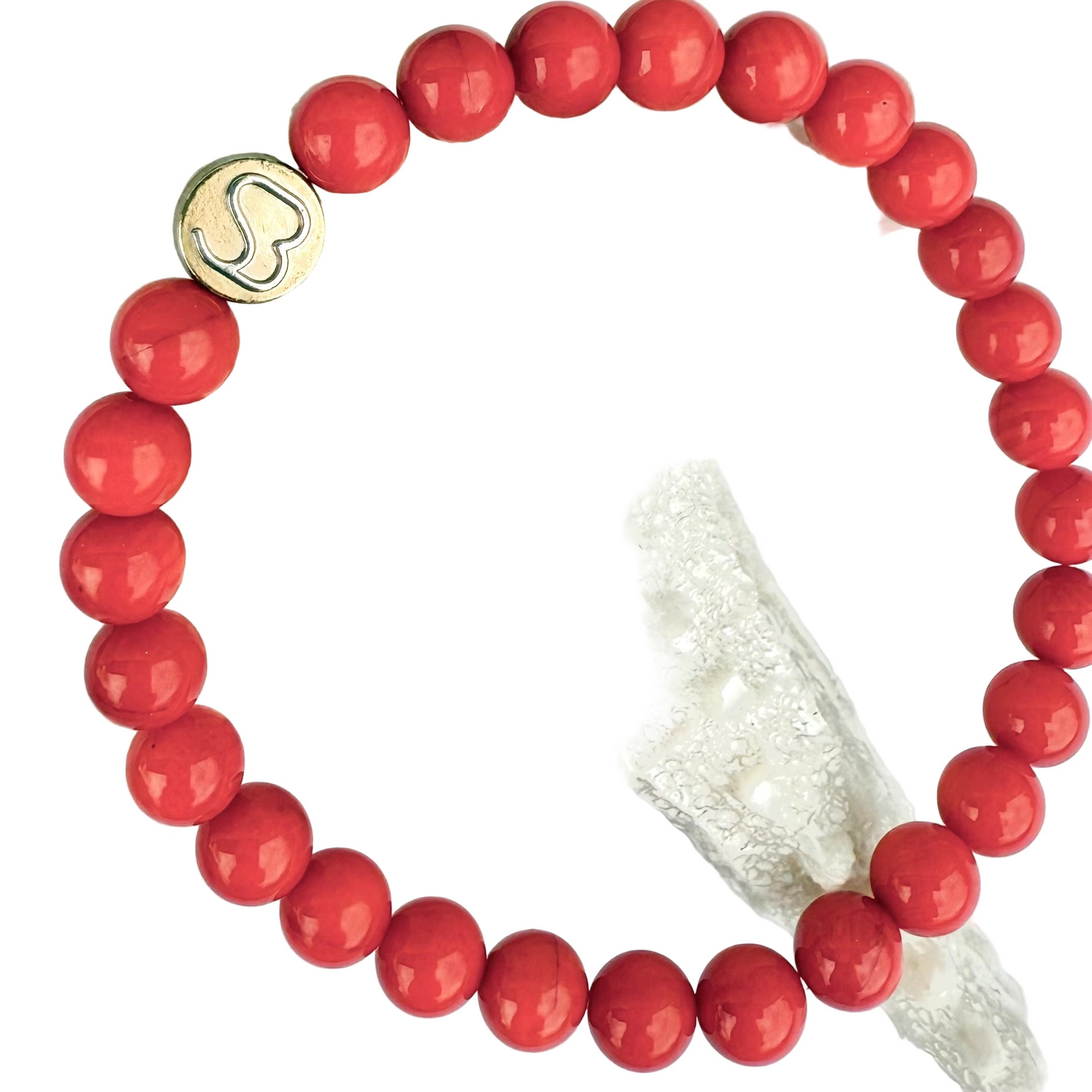 SandBracelet Elastic - Red Coral