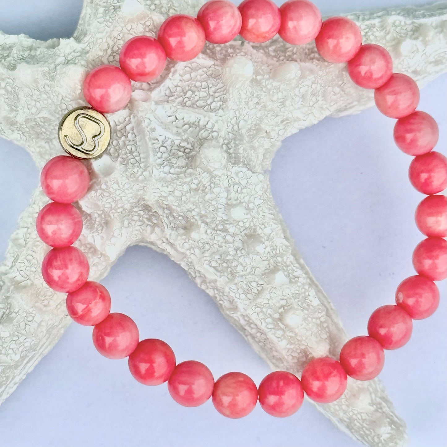 SandBracelet Elastic - Pink Coral
