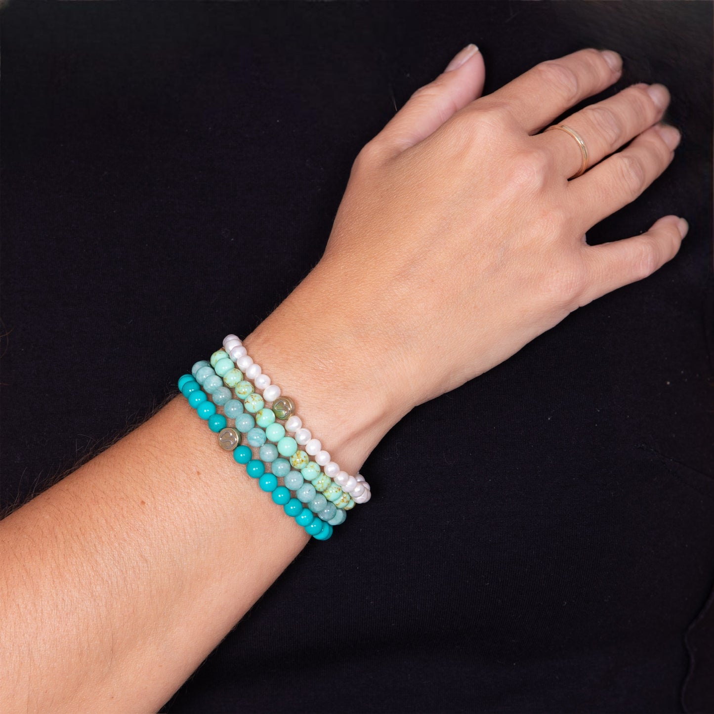 SandBracelet Elastic - Green Turquoise