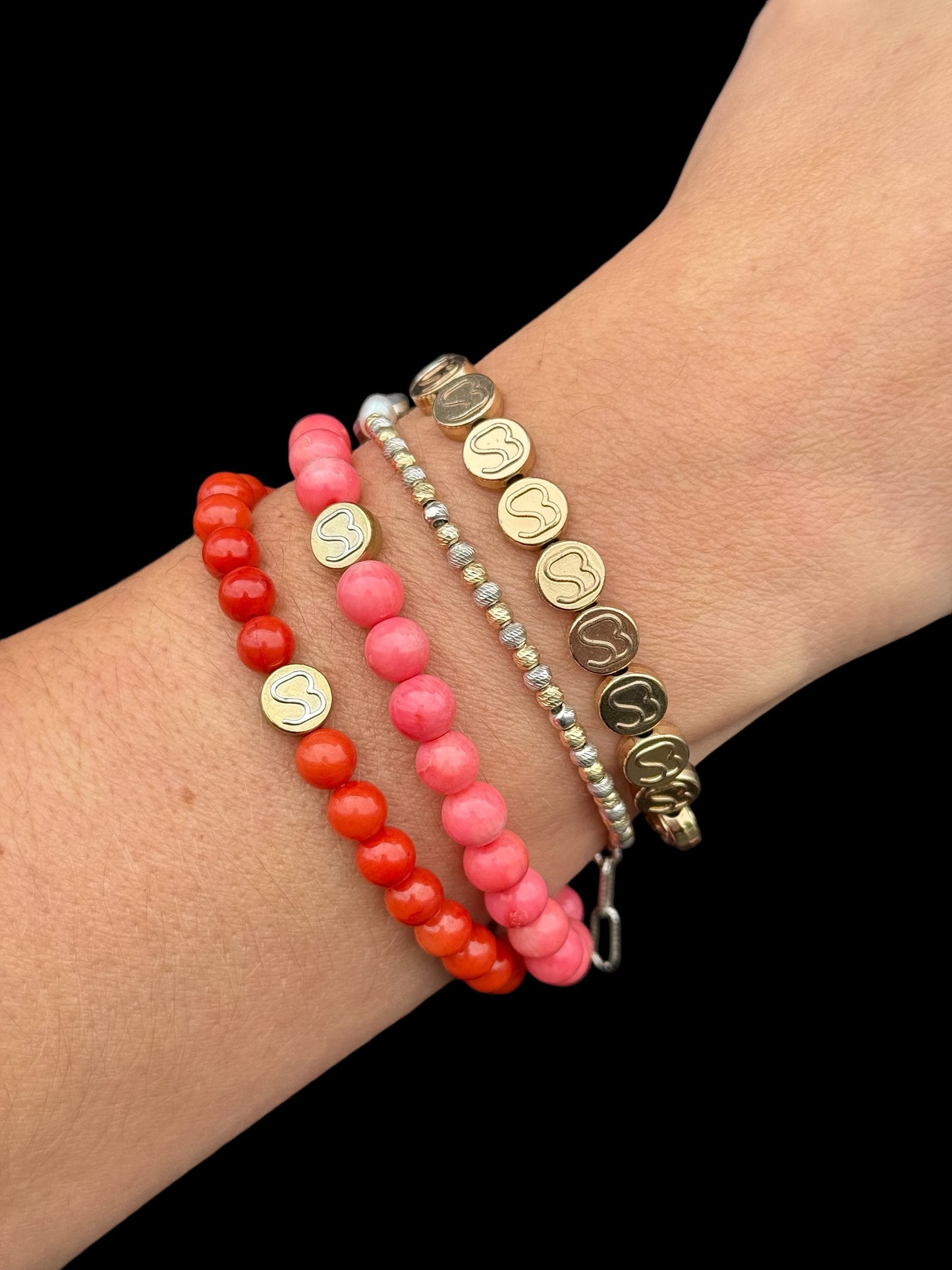 SandBracelet Elastic - Red Coral