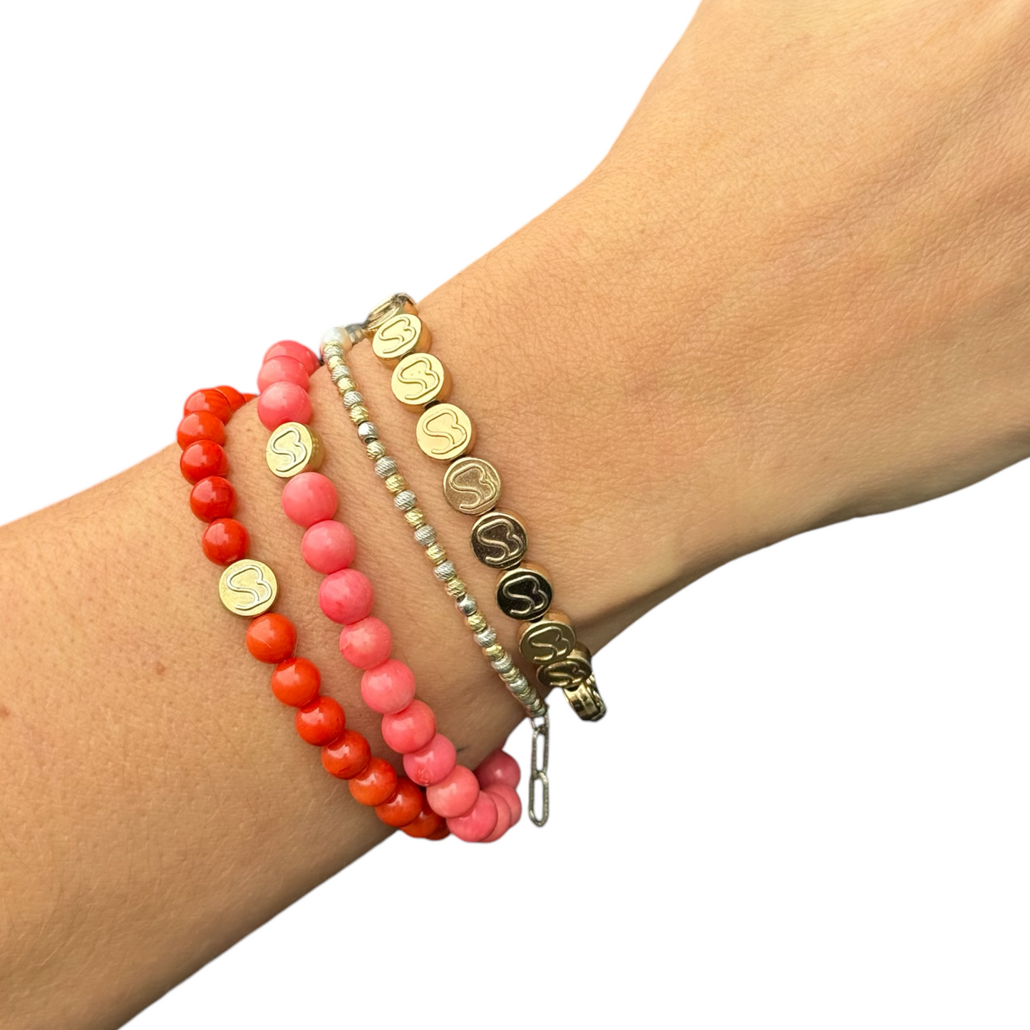 SandBracelet Elastic - Pink Coral