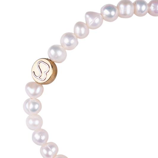 SandBracelet Elastic - Freshwater Pearl
