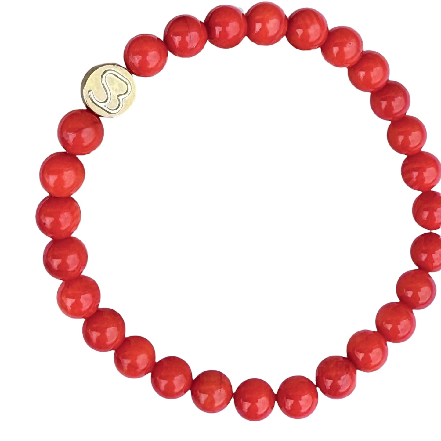SandBracelet Elastic - Red Coral