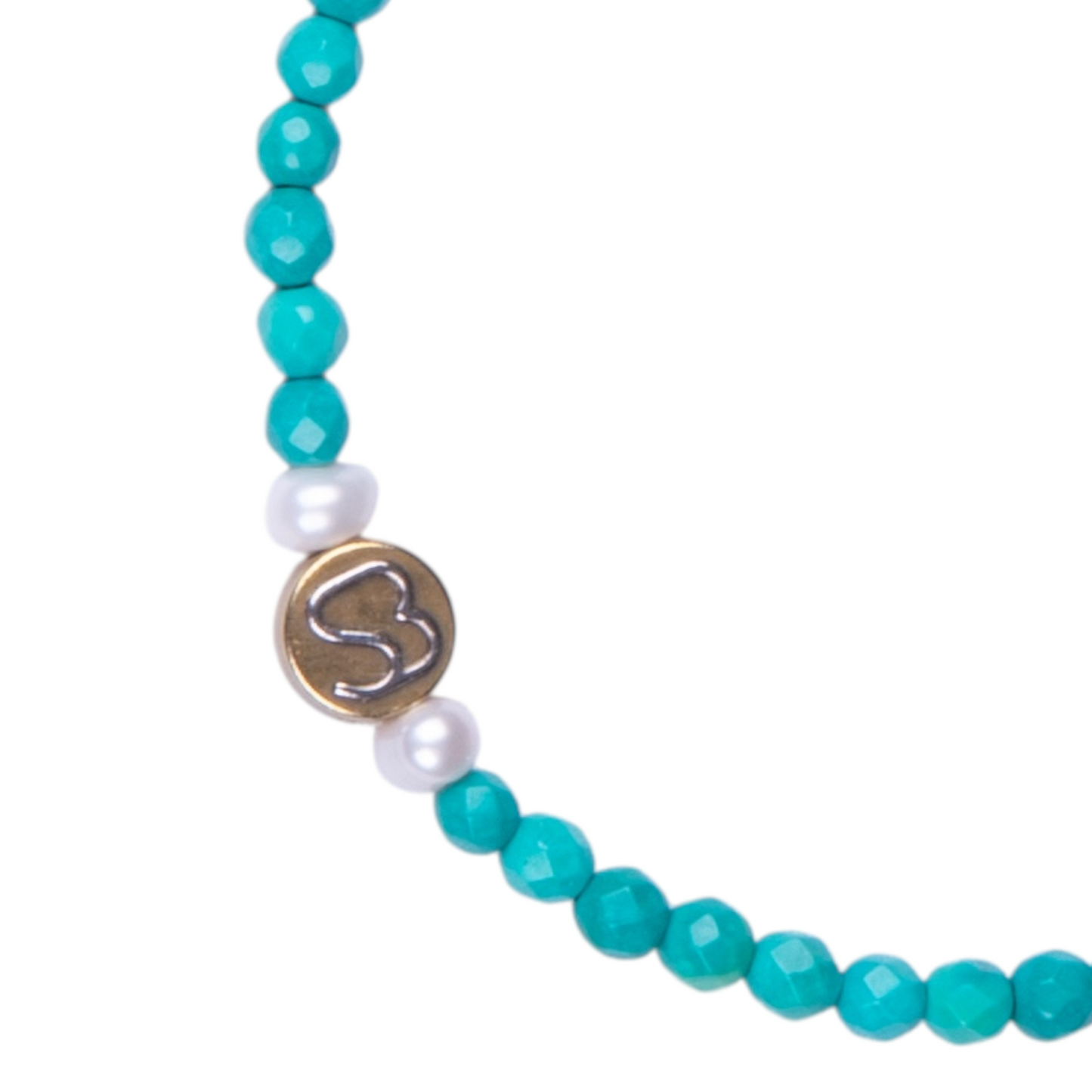 SandChain - Blue Turquoise Faceted